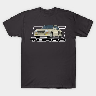 Car 5 Turbo 1980 v2 cream T-Shirt